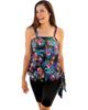 Swim 365 Swim 365 Blouson Tankini Top With Adjustable Straps - 1