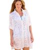 Swim 365 Swim 365 Eyelet Cover Up Shirt - 1