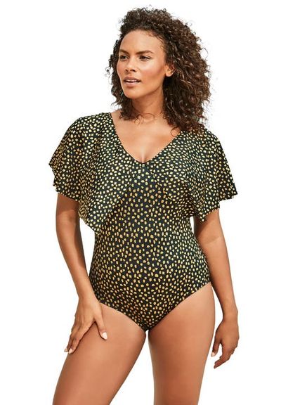 Swim 365 Swim 365 Flutter Sleeve One Piece