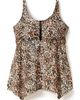 Swim 365 Swim 365 Longer Length Handkerchief Hem Tankini Top - 5