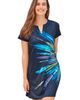 Swim 365 Swim 365 Longer Length Notch Neck Short Sleeve Swim Tunic - 1