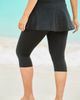 Swim 365 Swim 365 Skirted Swim Capri Pant - 2