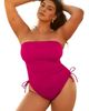 Swimsuits for All Swimsuits for All Bandeau Adjustable One Piece - 1