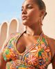 Swimsuits for All Swimsuits for All Braid Trim Halter Tankini Top (plus Available) - 5