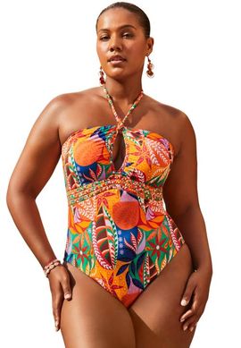 Swimsuits for All Swimsuits for All Braided Bandeau One Piece Swimsuit