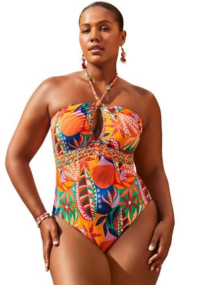 Swimsuits for All Swimsuits for All Braided Bandeau One Piece Swimsuit