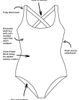 Swimsuits for All Swimsuits for All Chlorine Resistant Crossback One Piece Swimsuit - 4