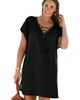 Swimsuits for All Swimsuits for All Esme Lace Up Cover Up Dress - 1