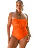 Swimsuits for All Swimsuits for All Fringe Bandeau One Piece Swimsuit (plus Available) - 1