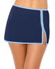 Swimsuits for All Swimsuits for All High Waist Peekaboo Shimmer Swim Skirt - 1