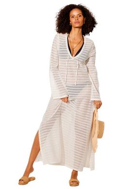 Swimsuits for All Swimsuits for All Lightweight Crochet V Neck Dress Cover Up