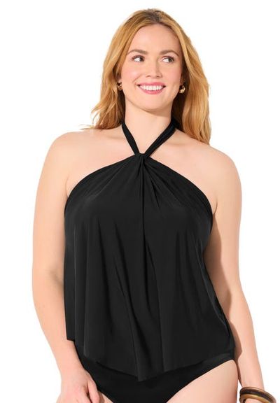Swimsuits for All Swimsuits for All Lightweight Halter Tankini Top