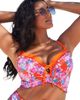 Swimsuits for All Swimsuits for All Longline Bra Sized Lettuce Trim Bikini Top - 1