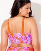Swimsuits for All Swimsuits for All Longline Bra Sized Lettuce Trim Bikini Top - 2