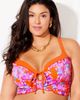 Swimsuits for All Swimsuits for All Longline Bra Sized Lettuce Trim Bikini Top - 5