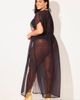 Swimsuits for All Swimsuits for All Open Front Tie Waist Maxi Cover Up - 4