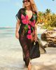Swimsuits for All Swimsuits for All Open Front Tie Waist Maxi Cover Up - 5