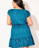 Swimsuits for All Swimsuits for All Pack & Go Wrinkle Resistant V Neck Short Sleeve Cover Up Dress (plus Available) - 4
