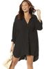 Swimsuits for All Swimsuits for All Shea High Low Button Front Cover Up Shirt - 1