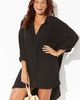 Swimsuits for All Swimsuits for All Shea High Low Button Front Cover Up Shirt - 5