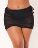 Swimsuits for All Swimsuits for All Shirred Mesh Swim Brief & Skirt Set (plus Available) - 5
