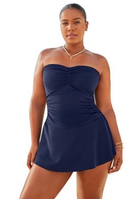 Swimsuits for All Swimsuits for All Sweetheart Ruffle Bandeau Swimdress