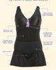 Swimsuits for All Swimsuits for All Tie Front V Neck Swimdress - 5