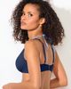 Swimsuits for All Swimsuits for All Underwire Shimmer Peekaboo Bikini Top - 2