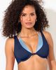 Swimsuits for All Swimsuits for All Underwire Shimmer Peekaboo Bikini Top - 5