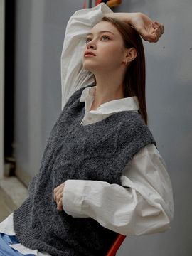 SY2C Diamond Knit Vest_4color