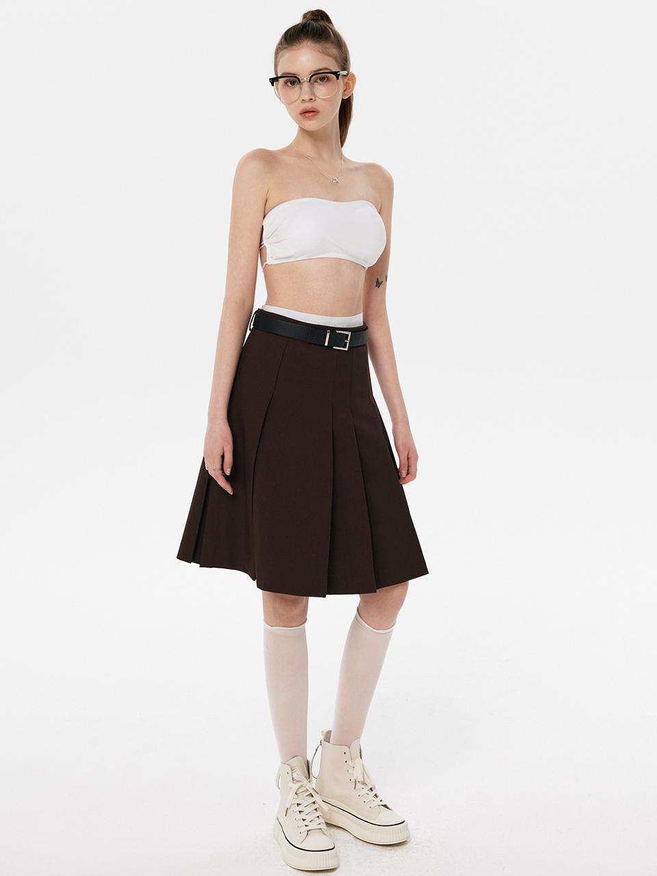 SY2C IRREGULAR PLEATS MIDI SKIRT_5color