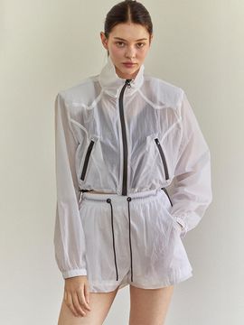 SY2C Padded See-Thru Short Jumper_2color