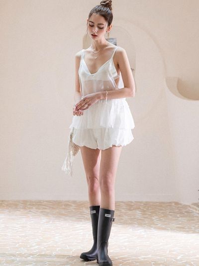 SY2C Pumpkin Balloon Short Shorts
