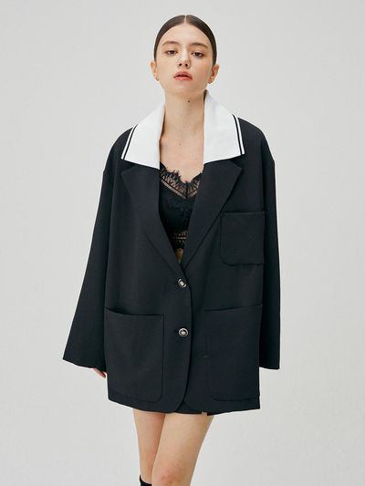 SY2C Sailor Collard Jacket [3color]