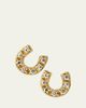 Sydney Evan 14K Diamond Horseshoe Stud Earring, Single - 1