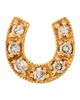 Sydney Evan 14K Diamond Horseshoe Stud Earring, Single - 5