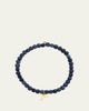 Sydney Evan 14K Tiny Hummingbird on Sapphire Stretch Bracelet - 1