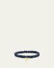 Sydney Evan 14K Tiny Hummingbird on Sapphire Stretch Bracelet - 2