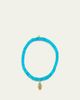 Sydney Evan 14K Turquoise Hamsa on Opal Stretch Bracelet - 2