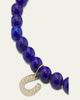 Sydney Evan 14K Yellow Gold, Lapis Lazuli & 0.08 TCW Diamond Horseshoe Beaded Stretch Bracelet - 3