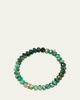 Sydney Evan 8mm Natural Emerald Bracelet with Marquise Evil Eye Rondelle - 1