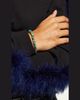 Sydney Evan 8mm Natural Emerald Bracelet with Marquise Evil Eye Rondelle - 2