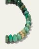 Sydney Evan 8mm Natural Emerald Bracelet with Marquise Evil Eye Rondelle - 3