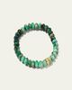 Sydney Evan 8mm Natural Emerald Bracelet with Marquise Evil Eye Rondelle - 4