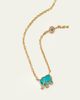 Sydney Evan Mini Enamel Elephant Pendant Necklace - 3