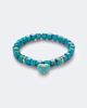Sydney Evan Sydney Evan 14kt gold beaded bracelet with tuquoise and diamonds - 1