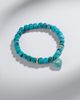 Sydney Evan Sydney Evan 14kt gold beaded bracelet with tuquoise and diamonds - 5
