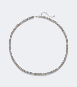 Sydney Evan Sydney Evan 14kt gold beaded necklace with quartz and diamonds
