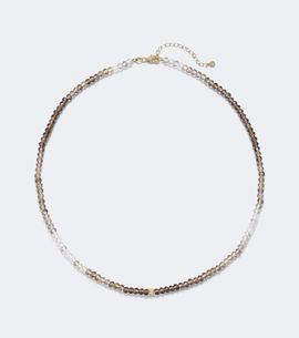 Sydney Evan Sydney Evan 14kt white gold beaded necklace with labradorite and diamonds
