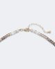 Sydney Evan Sydney Evan 14kt white gold beaded necklace with labradorite and diamonds - 4